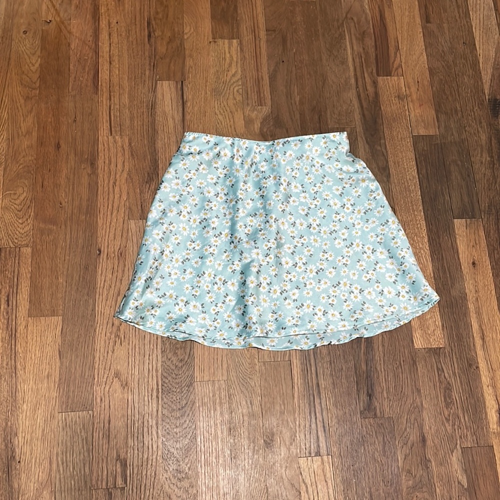 No Boundaries Walmart Short Satin Skirt